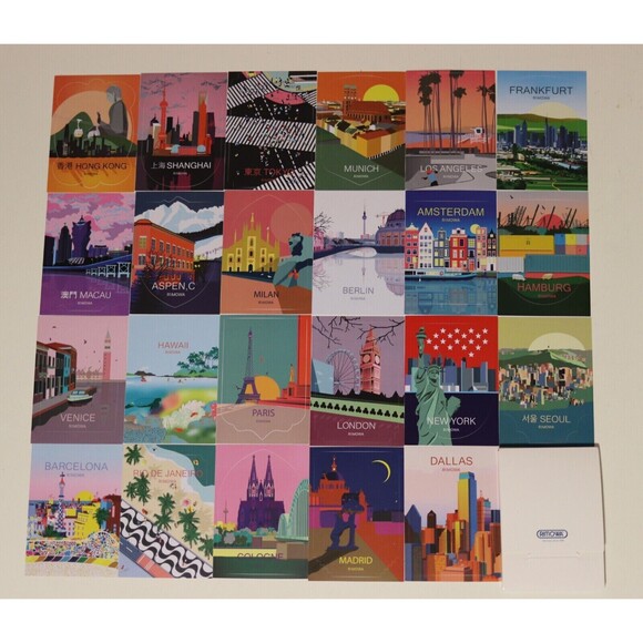 RIMOWA City Stickers - Factory Set 1 of (23) - Brand New - Picture 2 of 5